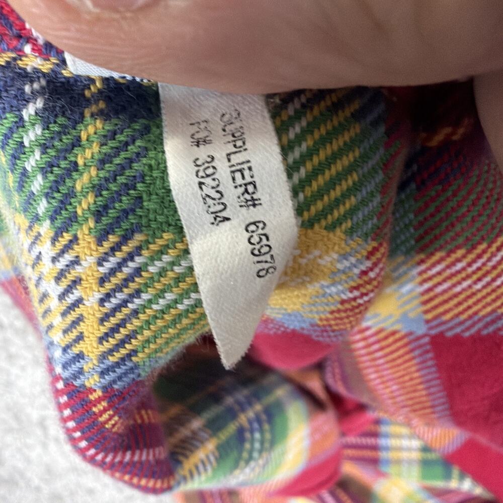 Polo Ralph Shirt Mens M Heavy Twill Flannel Mens M Multicolor Cotton Classic Fit - Picture 10 of 10